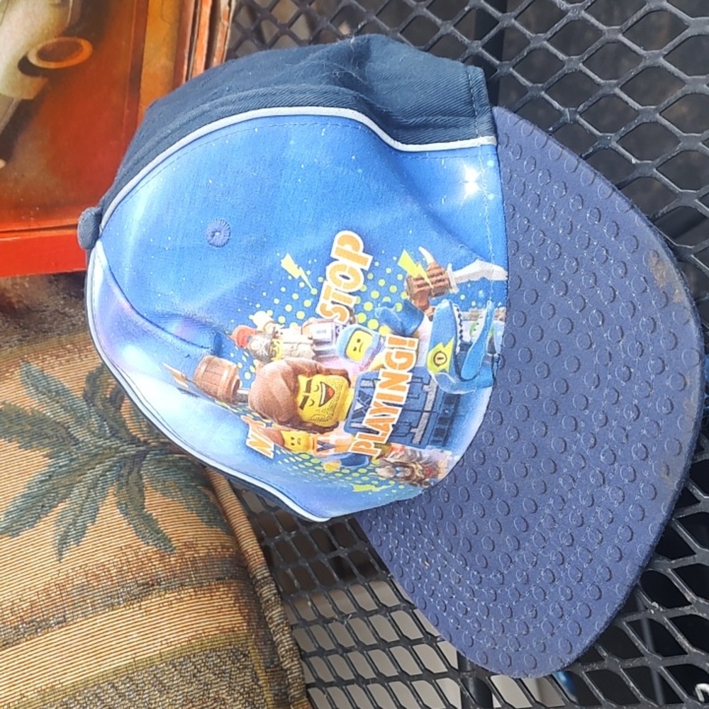 Lego Kids Hat - Blue with Colorful Characters - Picture 1 of 9